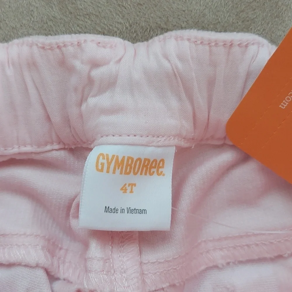 Gymboree pull on style pink sparkly stretchy corduroy pants - 4T - Picture 6 of 6